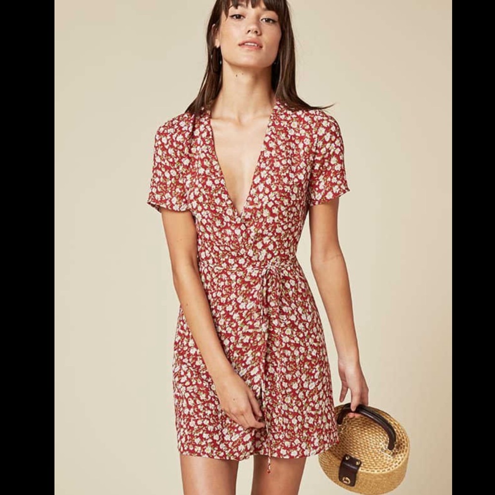 REFORMATION - dress in barbecue - size 0